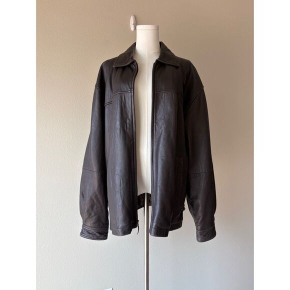 liz claiborne vintage y2k lambskin leather jacket - Picture 2 of 11
